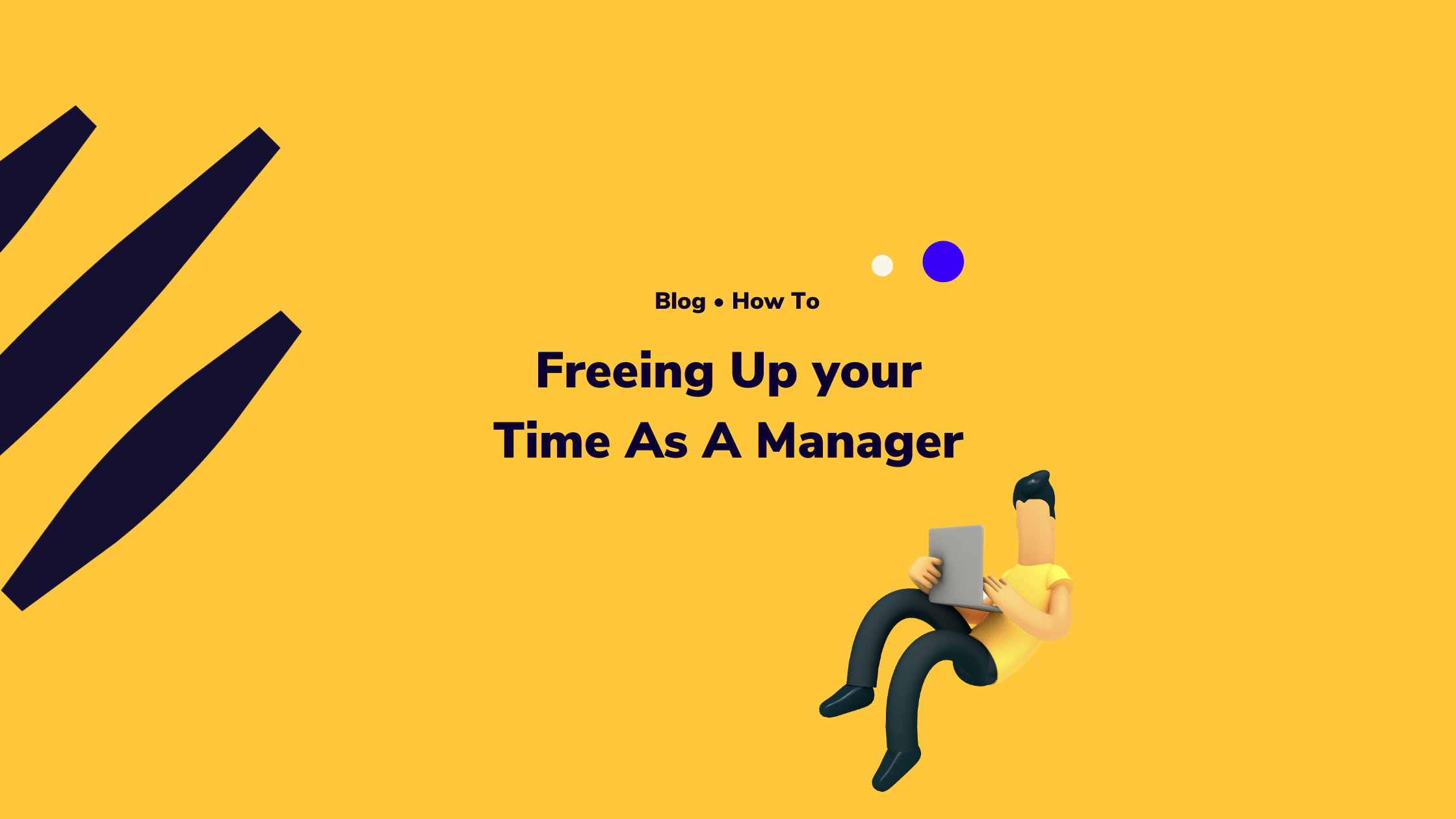 As a manager, free up time in the agenda